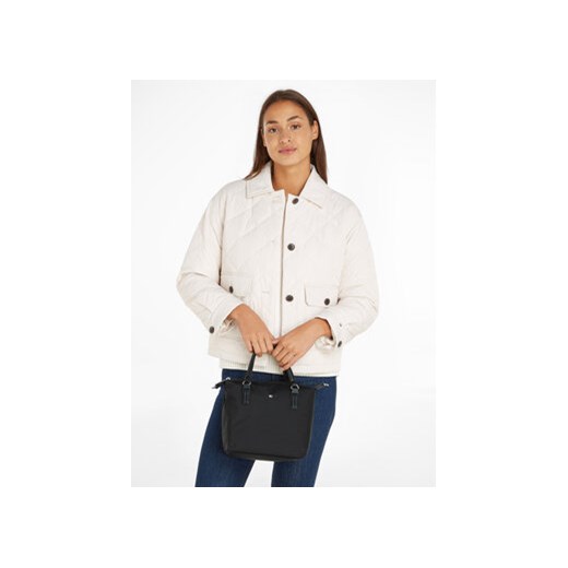 Tommy Hilfiger Torebka Poppy Th Small Tote AW0AW15640 Czarny Tommy Hilfiger uniwersalny MODIVO