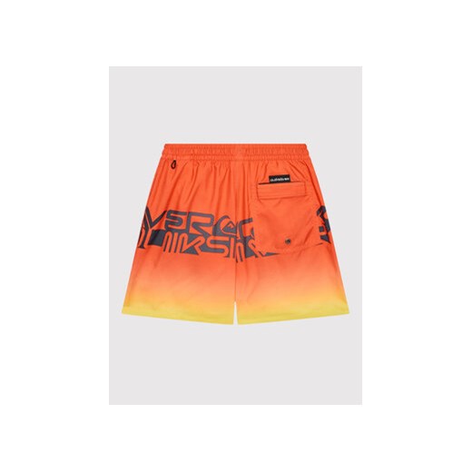Quiksilver Szorty kąpielowe Word block 14" EQBJV03403 Czerwony Regular Fit Quiksilver 10Y MODIVO