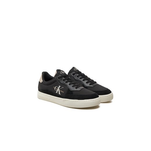 Calvin Klein Jeans Sneakersy Classic Cupsole Low Mix Mtl YM0YM01033 Czarny 44 MODIVO