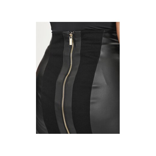 Marciano Guess Spódnica skórzana 4YGD06 7159A Czarny Slim Fit Marciano Guess 44 MODIVO