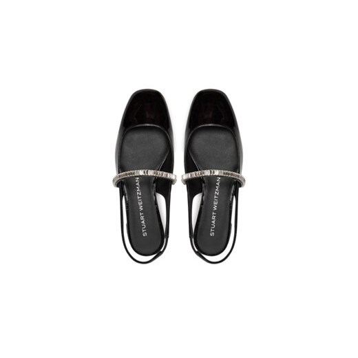 Stuart Weitzman Sandały Stefanie Slngback Fl SI438 Czarny Stuart Weitzman 39 MODIVO