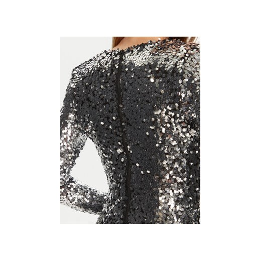 BARDOT Sukienka koktajlowa 59598DB Srebrny Regular Fit 44 MODIVO