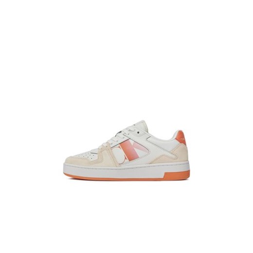 Calvin Klein Jeans Sneakersy Basket Cupsole Lace Mix Nbs Sat YW0YW01446 Biały 36 MODIVO