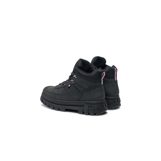 Tommy Hilfiger Trzewiki Lace-Up Bootie T3X5-33707-1492 S Czarny Tommy Hilfiger 35 MODIVO