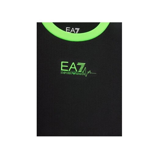 EA7 Emporio Armani T-Shirt 3DBT64 BJVEZ 1200 Czarny Regular Fit 16Y MODIVO