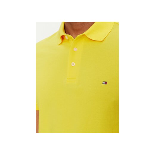 Tommy Hilfiger Polo 1985 MW0MW17771 Żółty Slim Fit Tommy Hilfiger S MODIVO