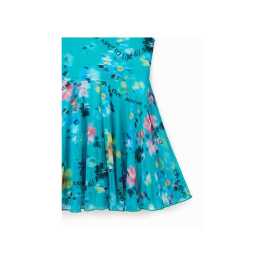 Desigual Sukienka codzienna 23SGVK21 Niebieski Regular Fit Desigual 5_6Y MODIVO