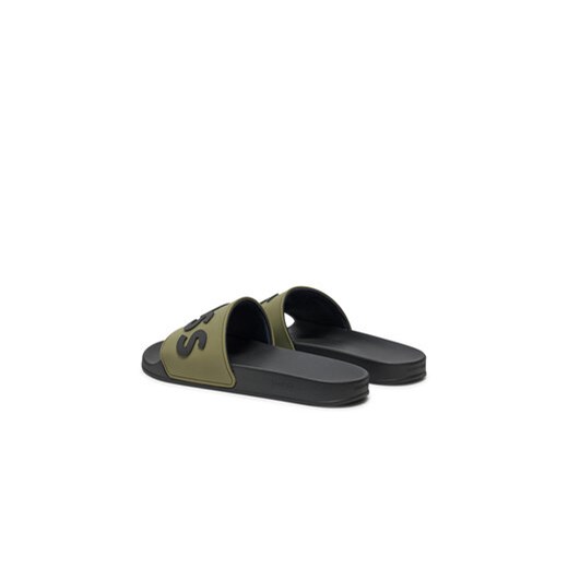 Boss Klapki Kirk Slid rblg N 50498241 Zielony 42 MODIVO