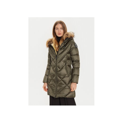 Blauer Kurtka puchowa 24WBLDK03052 Khaki Regular Fit ze sklepu MODIVO w kategorii Kurtki damskie - zdjęcie 176980477