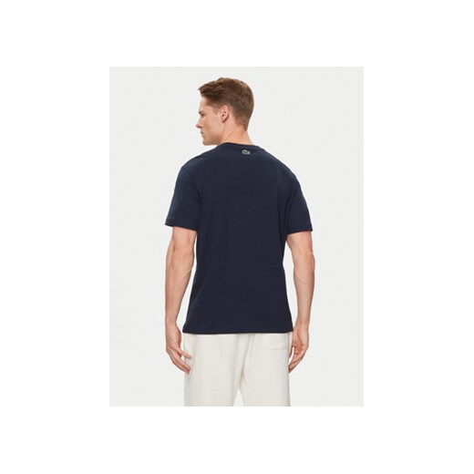 Lacoste T-Shirt TH1415 Granatowy Regular Fit Lacoste 36 MODIVO