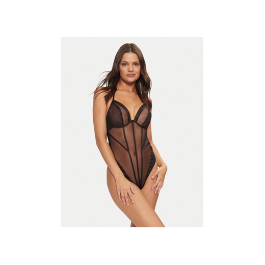 Hunkemöller Body Rianne 206184 Czarny ze sklepu MODIVO w kategorii Body damskie - zdjęcie 176982735