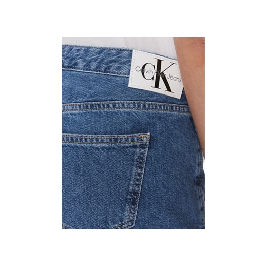 Calvin Klein Jeans Szorty jeansowe Wrap Skort J20J223300 Niebieski Regular Fit 34 MODIVO
