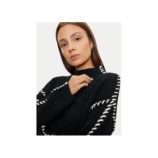 Vero Moda Sweter New Cream 10313514 Czarny Loose Fit Vero Moda S MODIVO