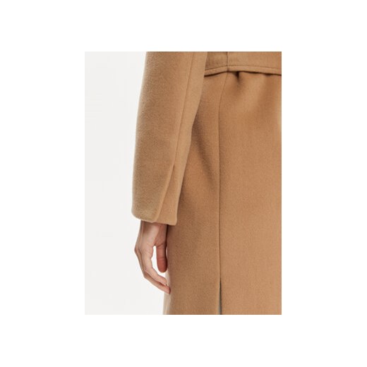 MAX&Co. Płaszcz wełniany Runaway 2418011024200 Brązowy Regular Fit 46 MODIVO