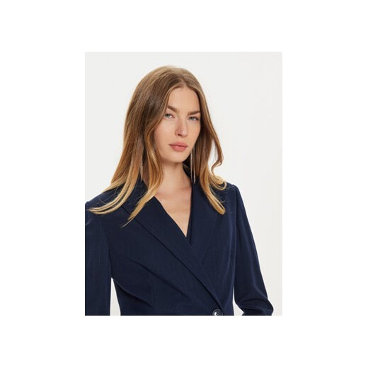 TWINSET Marynarka 242TP2150 Granatowy Regular Fit Twinset 46 MODIVO