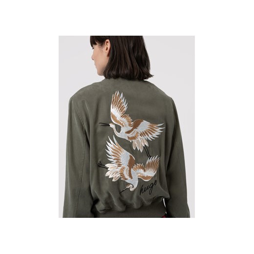 Hugo Kurtka bomber Agesa-1 50449569 Zielony Regular Fit 34 MODIVO
