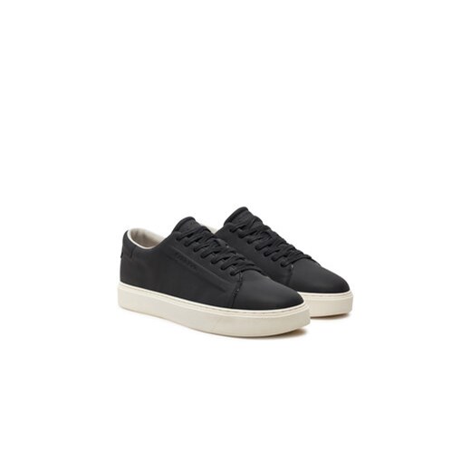 Calvin Klein Sneakersy Low Top Lace Up Lth HM0HM01516 Czarny Calvin Klein 44 MODIVO