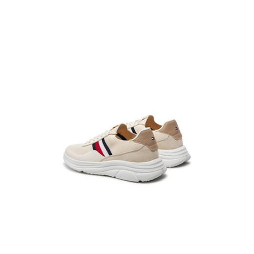 Tommy Hilfiger Sneakersy Modern Runner Premium Knit FM0FM05135 Beżowy Tommy Hilfiger 41 MODIVO