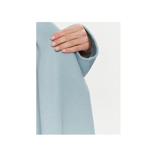 Calvin Klein Płaszcz wełniany K20K207813 Błękitny Regular Fit Calvin Klein L MODIVO