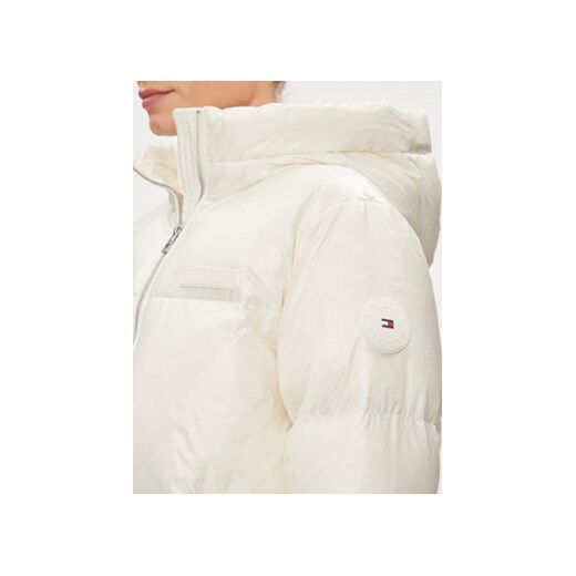 Tommy Hilfiger Kurtka puchowa New York Gloss WW0WW40836 Écru Relaxed Fit Tommy Hilfiger L MODIVO
