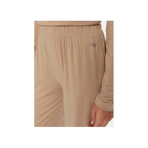 Emporio Armani Underwear Piżama 164790 4F224 16355 Beżowy Regular Fit M MODIVO
