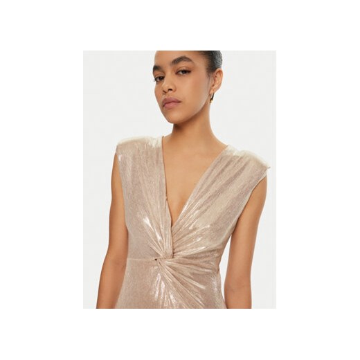 Rinascimento Sukienka wieczorowa CFC0019762002 Złoty Regular Fit Rinascimento L MODIVO