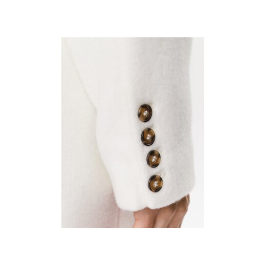 Herskind Płaszcz wełniany Wanda 4575816 Écru Oversize Herskind 34 MODIVO