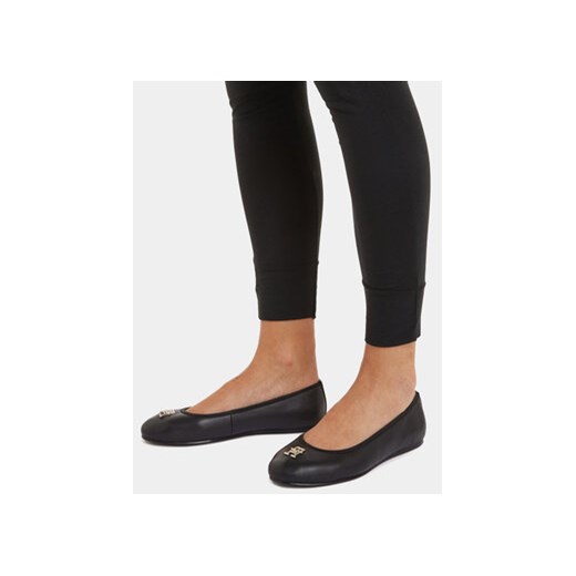 Tommy Hilfiger Baleriny Th Leather Ballerina FW0FW07712 Czarny Tommy Hilfiger 37 MODIVO