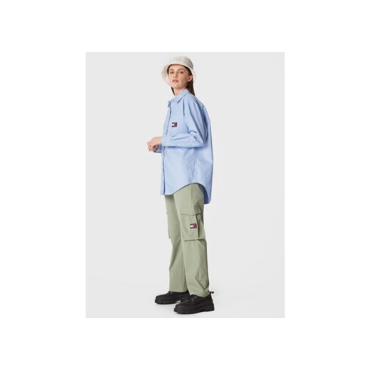 Tommy Jeans Spodnie materiałowe Betsy DW0DW14623 Zielony Relaxed Fit Tommy Jeans S MODIVO