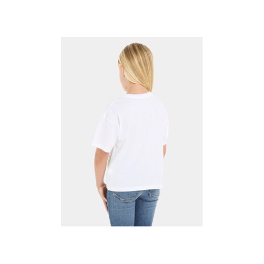 Calvin Klein Jeans T-Shirt Serenity IG0IG02434 Biały Boxy Fit 8Y MODIVO