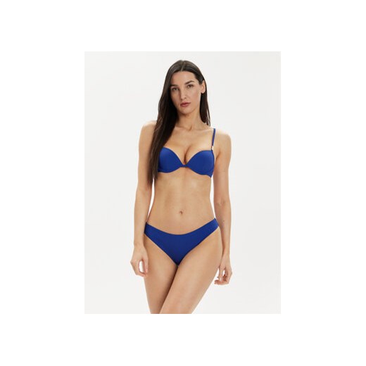 Calvin Klein Swimwear Dół od bikini KW0KW02384 Granatowy XS MODIVO