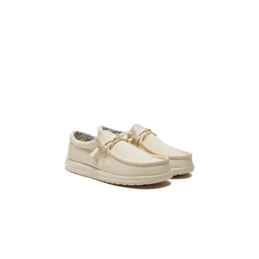 Hey Dude Mokasyny Wally Canvas 40700-1KA Écru 41 MODIVO