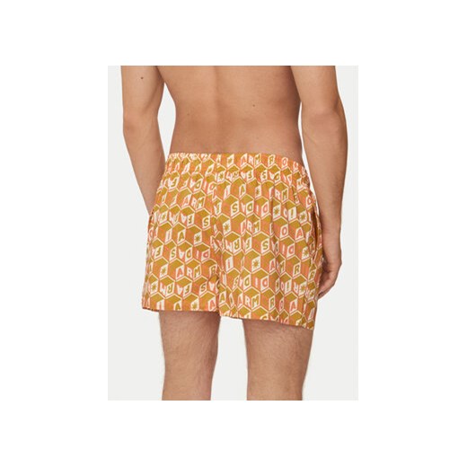 adidas Szorty kąpielowe FARM Rio 3-Stripes CLX IR6199 Żółty Regular Fit L MODIVO