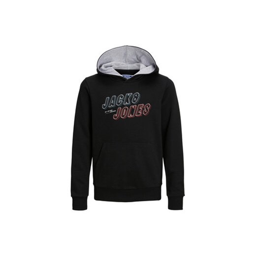 Jack&Jones Junior Bluza Friday 12219582 Czarny Regular Fit Jack&jones Junior 128 MODIVO