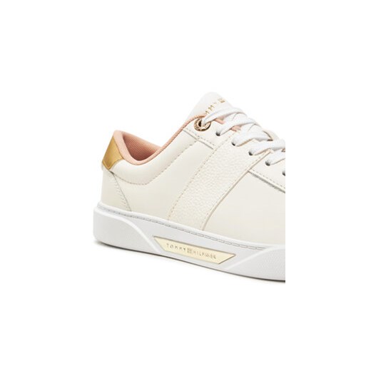 Tommy Hilfiger Sneakersy Chic Panel Court Sneaker FW0FW07998 Écru Tommy Hilfiger 39 MODIVO