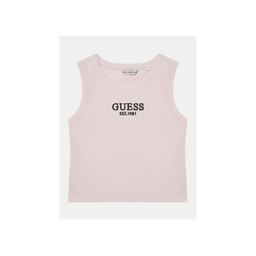 Guess Top J4YI16 KBZP4 Różowy Regular Fit ze sklepu MODIVO w kategorii Bluzki dziewczęce - zdjęcie 176994749