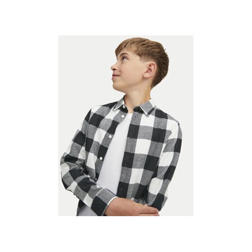 Jack&Jones Junior Koszula Gingham 12183050 Szary Regular Fit Jack&jones Junior 152 MODIVO
