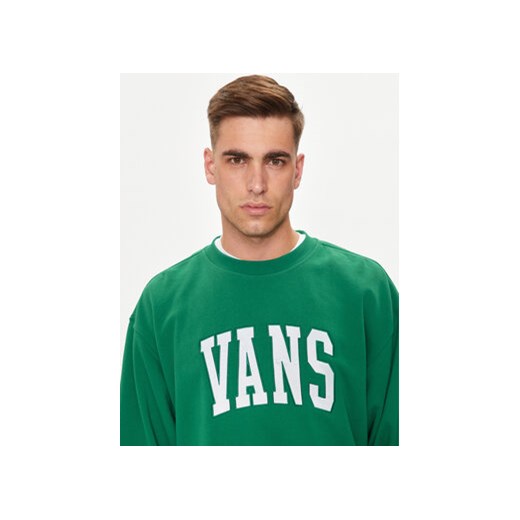 Vans Bluza Original Varsity VN000HP7 Zielony Loose Fit Vans L MODIVO