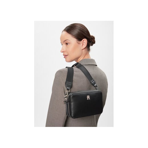 Tommy Hilfiger Torebka Th Essential Sc Camera Bag AW0AW15724 Czarny Tommy Hilfiger uniwersalny MODIVO
