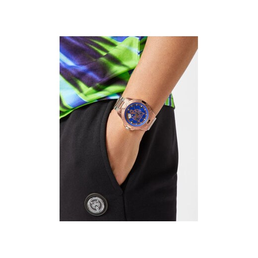 Plein Sport Zegarek Touchdown PSFBA1223 Złoty Plein Sport one size MODIVO