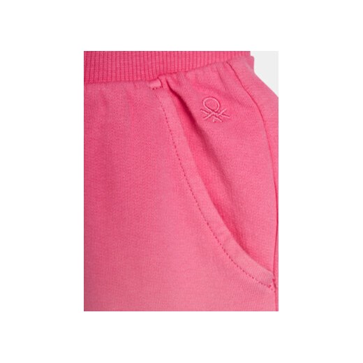 United Colors Of Benetton Spodnie dresowe 3J68CF051 Różowy Relaxed Fit United Colors Of Benetton XL MODIVO