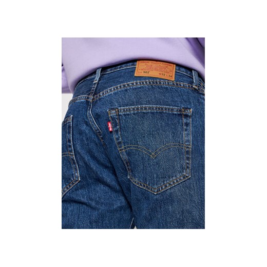Levi's® Jeansy 501® 00501-0114 Granatowy Original Fit 30_34 MODIVO