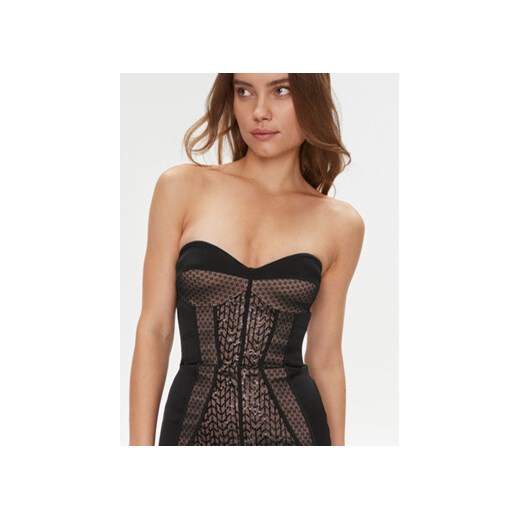 Elisabetta Franchi Sukienka koktajlowa AB-535-37E2-5874 Czarny Slim Fit Elisabetta Franchi 38 MODIVO