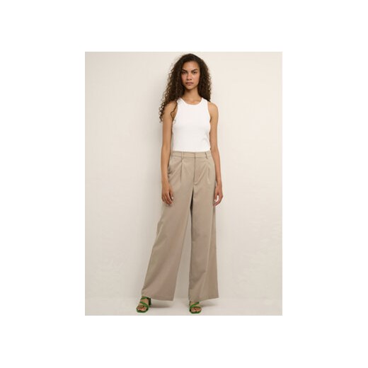 Karen by Simonsen Spodnie materiałowe Herta 10104253 Beżowy Straight Fit Karen By Simonsen 44 MODIVO