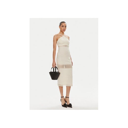 Patrizia Pepe Sukienka letnia 2A2729/A268-W362 Écru Slim Fit Patrizia Pepe 44 MODIVO