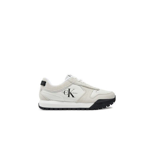 Calvin Klein Jeans Sneakersy Toothy Runner Irregular Lines YM0YM00624 Biały 41 MODIVO