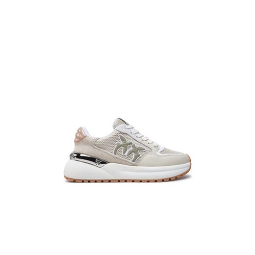 PINKO Sneakersy Gem 07 SS0055 P020 Beżowy ze sklepu MODIVO w kategorii Buty sportowe damskie - zdjęcie 177001948