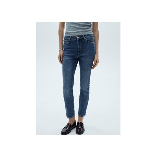 Mango Jeansy Claudia 77045661 Granatowy Skinny Fit Mango 46 MODIVO