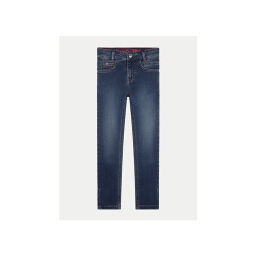 Hugo Jeansy G00186 D Niebieski Slim Fit 16Y MODIVO