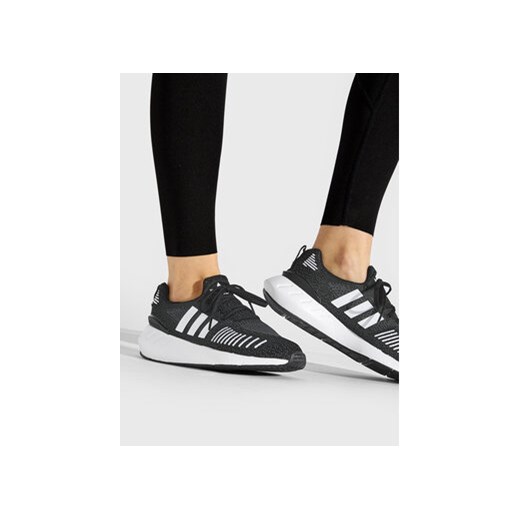 adidas Sneakersy Swift Run 22 W GV7971 Szary 41_13 MODIVO